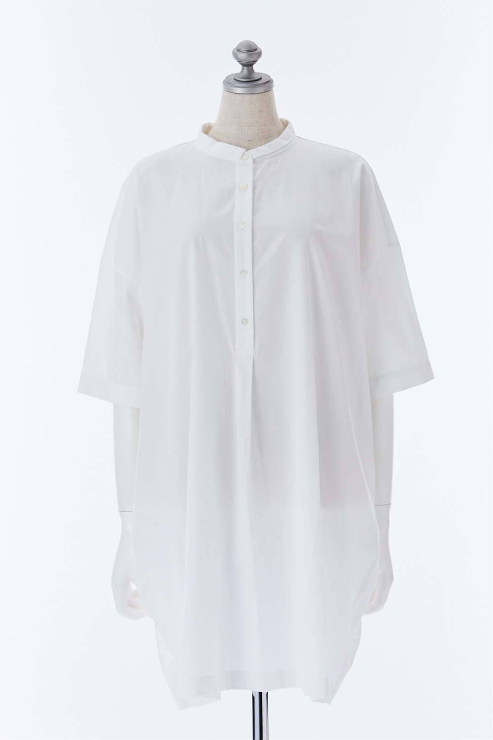 DR100156 KNOTT ホワイトシャツドレス