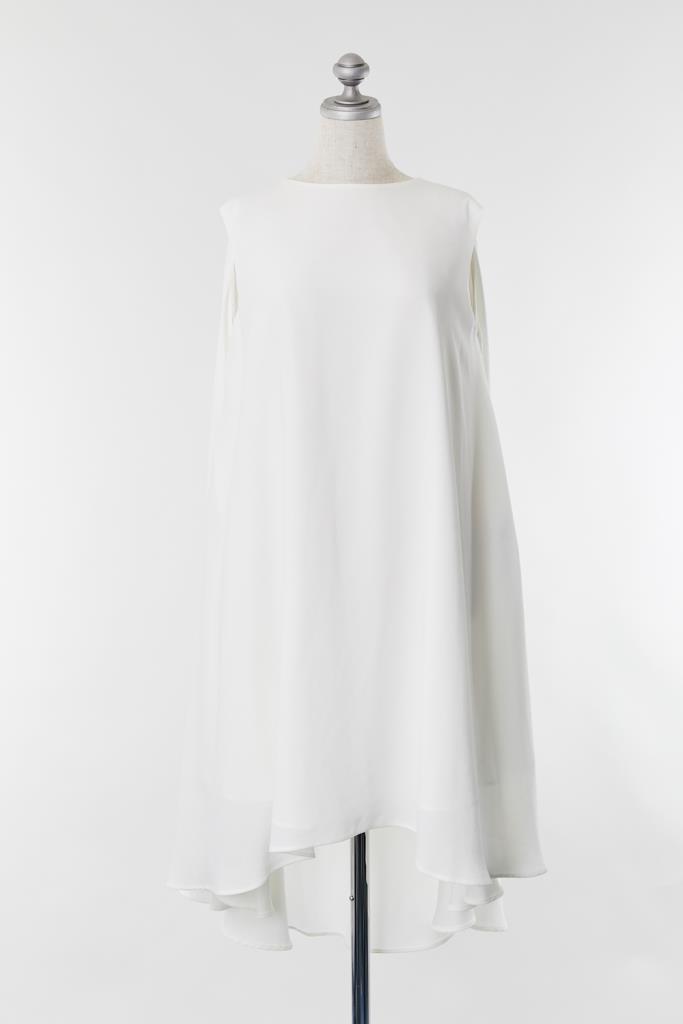 DR553302 ENFOLD ホワイトドレス
